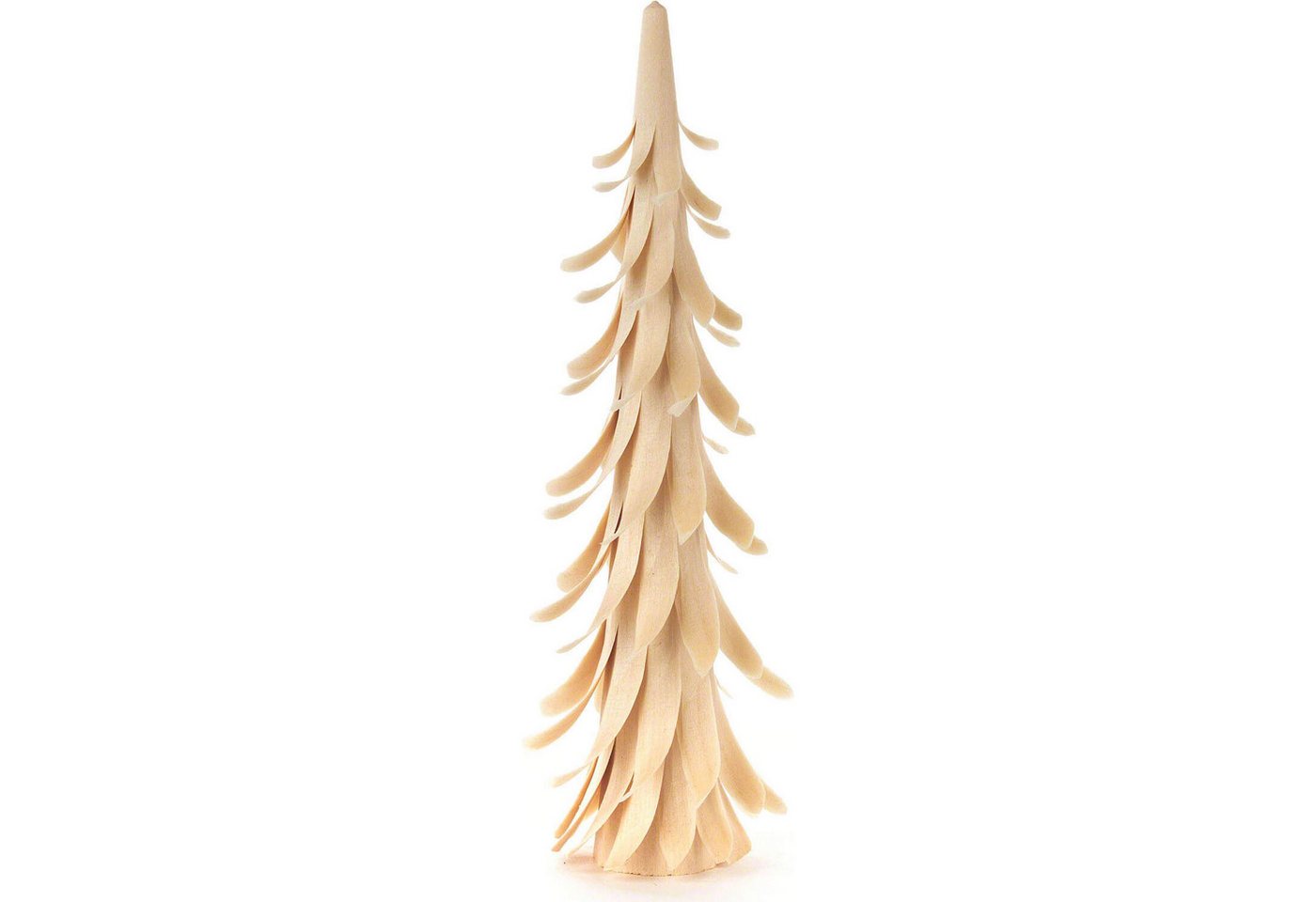Dregeno Erzgebirge Dekofigur Spiralbaum natur (20cm) von Dregeno Seiffen von Dregeno Erzgebirge
