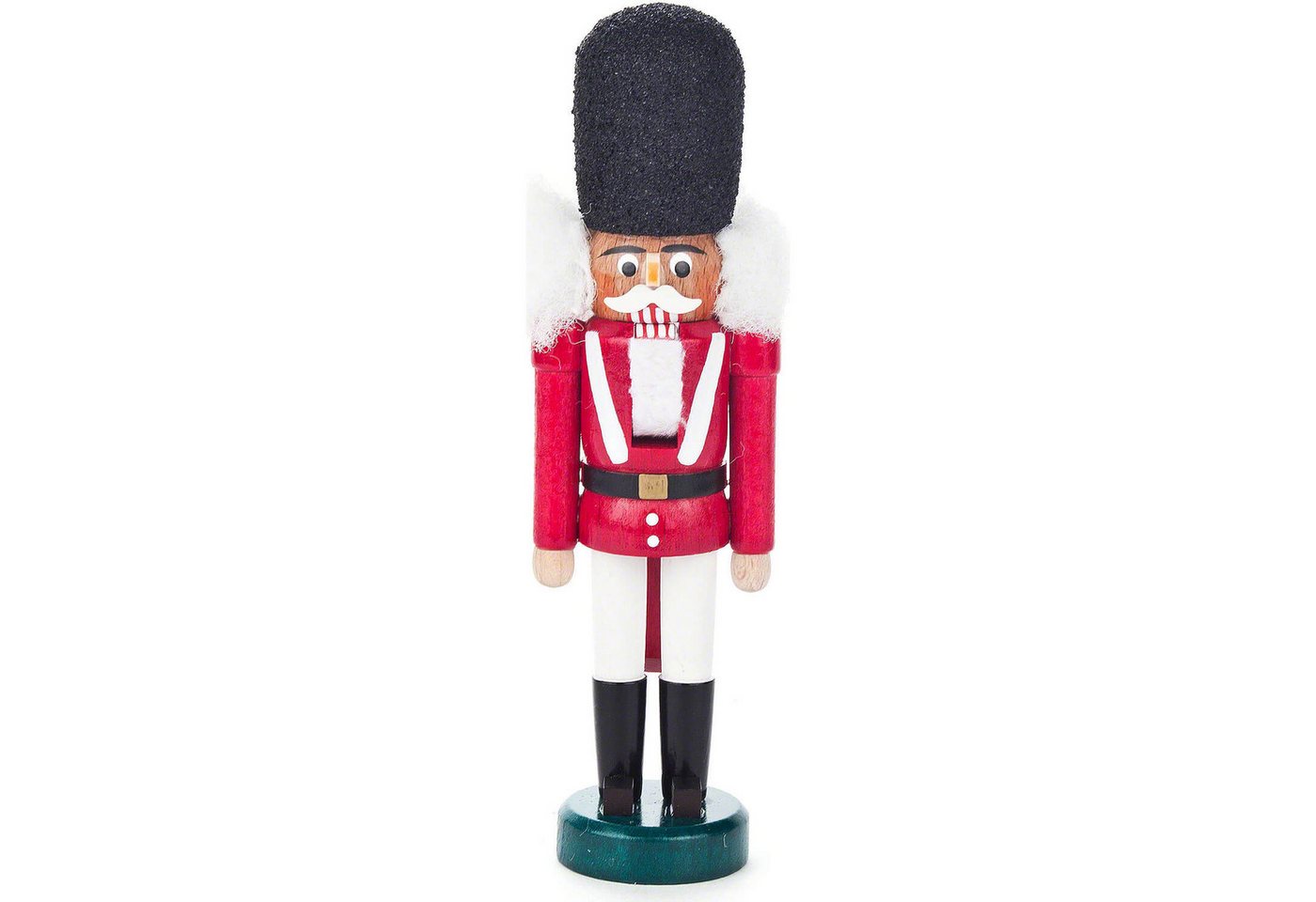 Dregeno Erzgebirge Nussknacker Däne rot-weiß (15cm) Nussknacker von Dregeno Seiffen von Dregeno Erzgebirge