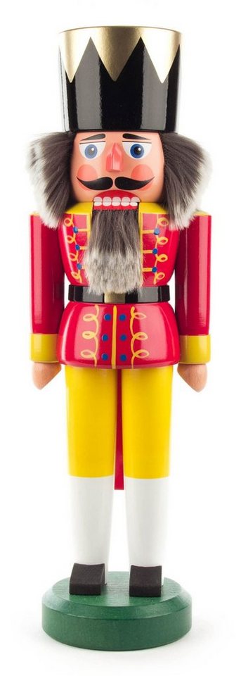 Dregeno Erzgebirge Nussknacker Nussknacker König rot Höhe ca. 39,5cm NEU von Dregeno Erzgebirge