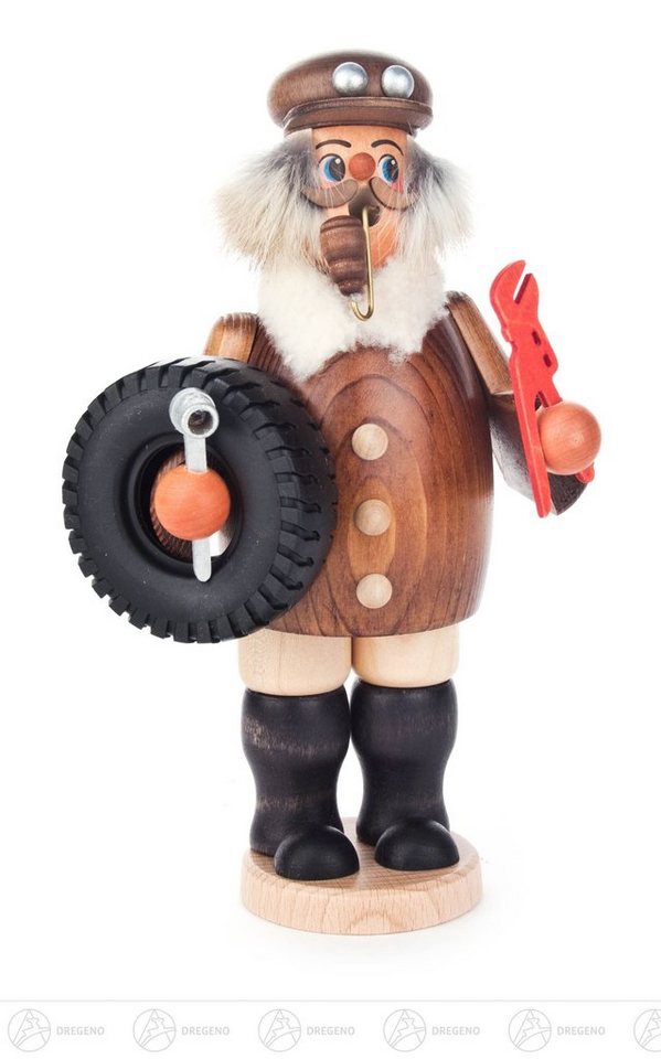 Dregeno Erzgebirge Räuchermännchen Räuchermann Oldtimer-Fahrer Breite x Höhe x Tiefe 14 cmx23 cmx10 cm von Dregeno Erzgebirge