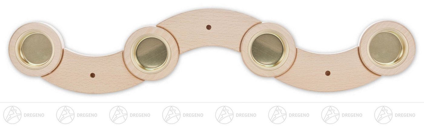 Dregeno Erzgebirge Teelichthalter Vario-Tischleuchter Schlange rot/gold, für Teelichte BxHxT = Dregeno Erzgebirge Teelichthalter Vario-Tischleuchter Schlange rot/gold, für Teelichte BxHxT = von Dregeno Erzgebirge