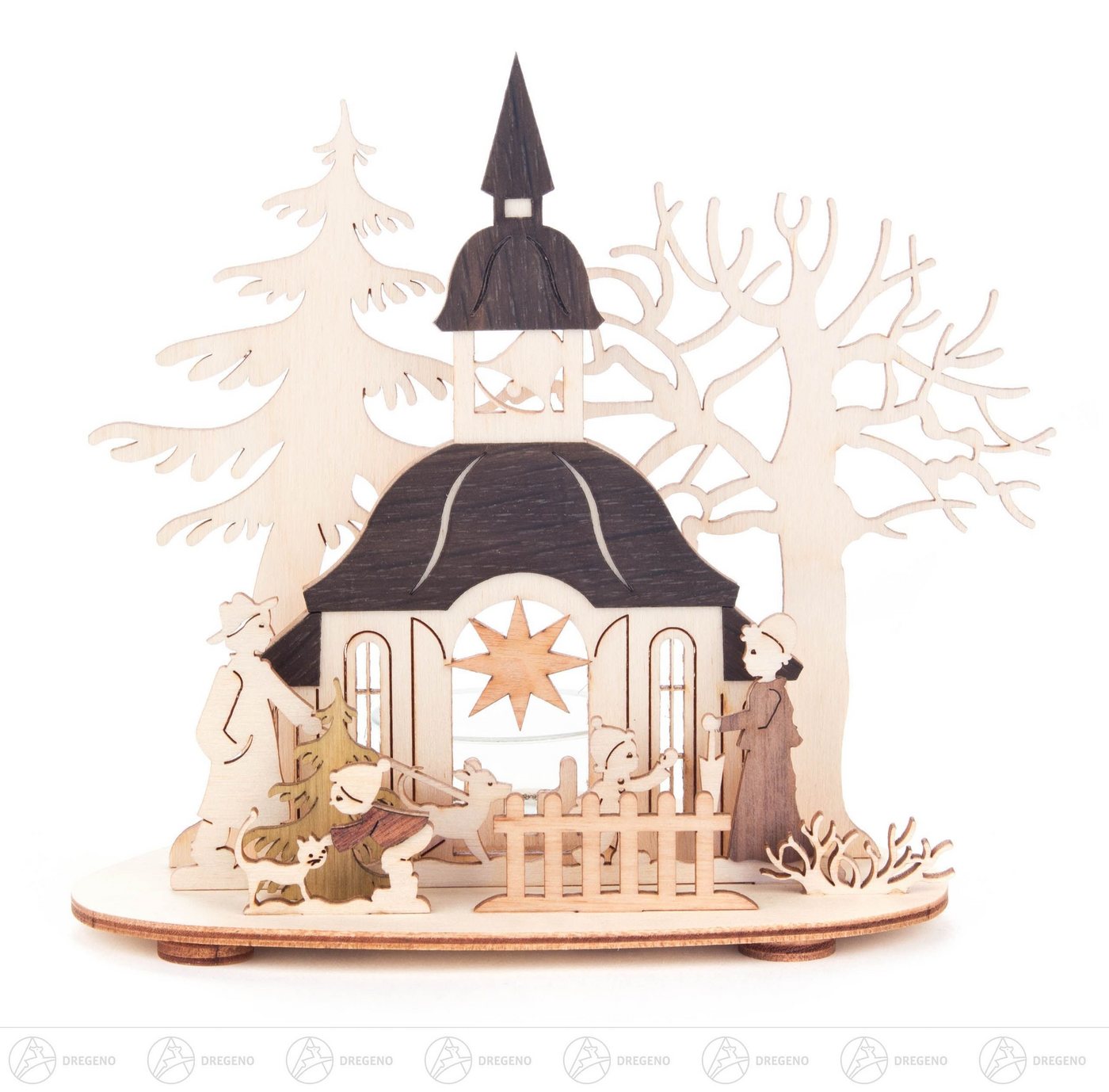 Dregeno Erzgebirge Teelichthalter Teelichthalter Kirche Breite x Höhe x Tiefe 14 cmx14 cmx10 cm NEU Dregeno Erzgebirge Teelichthalter Teelichthalter Kirche Breite x Höhe x Tiefe 14 cmx14 cmx10 cm NEU von Dregeno Erzgebirge