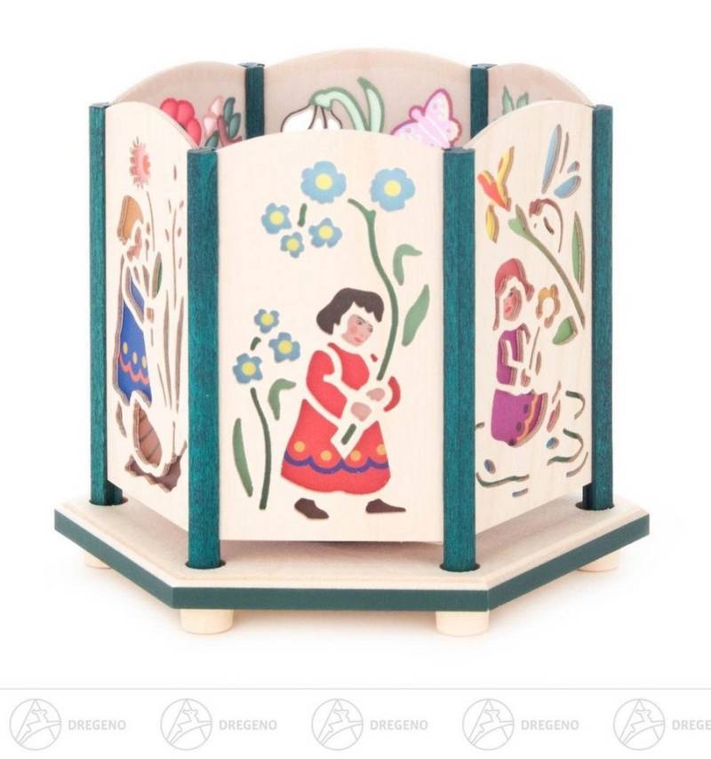 Dregeno Erzgebirge Teelichthalter Teelichthalter mit Blumenkindermotiven Breite x Höhe x Tiefe 11 Dregeno Erzgebirge Teelichthalter Teelichthalter mit Blumenkindermotiven Breite x Höhe x Tiefe 11 von Dregeno Erzgebirge