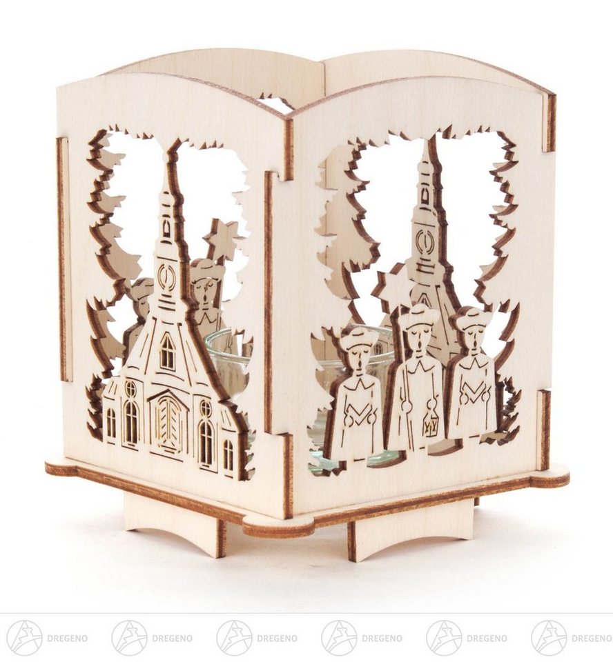 Dregeno Erzgebirge Teelichthalter Teelichthalter mit Seiffener Kirche und Kurrende Breite x Höhe x Dregeno Erzgebirge Teelichthalter Teelichthalter mit Seiffener Kirche und Kurrende Breite x Höhe x von Dregeno Erzgebirge