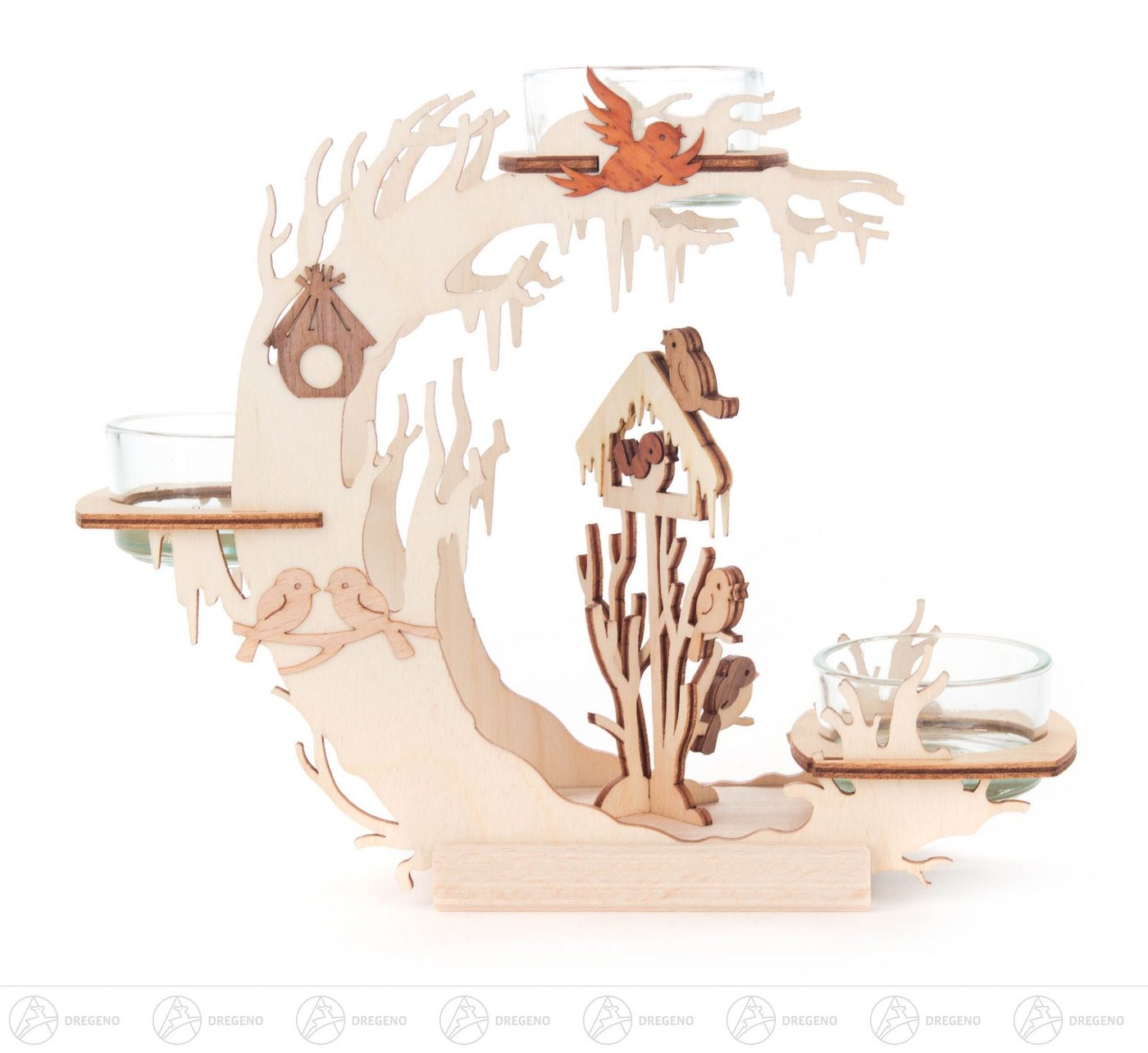 Dregeno Erzgebirge Teelichthalter Teelichtkranz Vogelhaus Breite x Höhe x Tiefe 19 cmx15,5 cmx6 cm NEU Dregeno Erzgebirge Teelichthalter Teelichtkranz Vogelhaus Breite x Höhe x Tiefe 19 cmx15,5 cmx6 cm NEU von Dregeno Erzgebirge