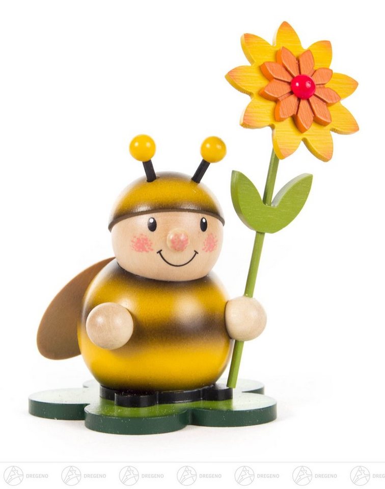 Dregeno Erzgebirge Teelichthalter Zubehör Vario Tischleuchter Hummel mit Blüte farbig Höhe = 8,5cm NE, mit großer Blüte Dregeno Erzgebirge Teelichthalter Zubehör Vario Tischleuchter Hummel mit Blüte farbig Höhe = 8,5cm NE, mit großer Blüte von Dregeno Erzgebirge