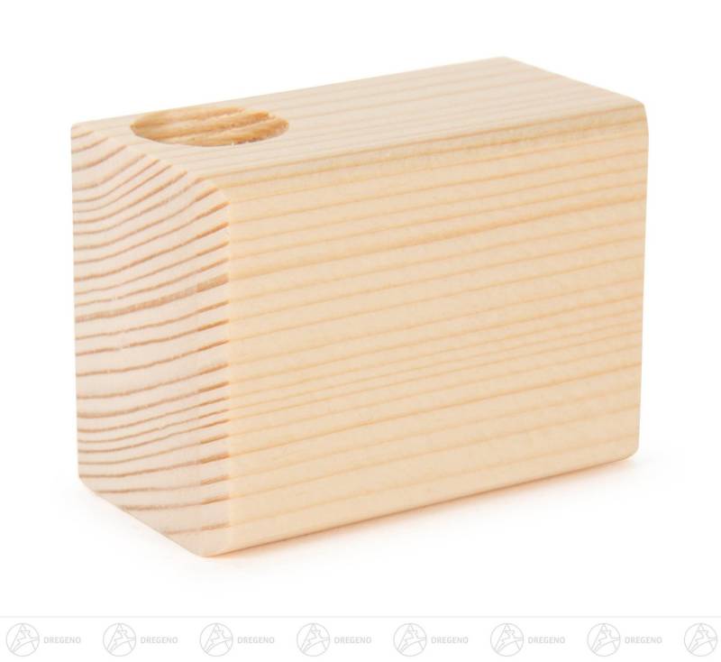 Dregeno Erzgebirge Tischkartenhalter Zubehör Sitzhilfe für Flaschengeister Breite x Höhe x Tiefe 7 cmx5, Holz von Dregeno Erzgebirge