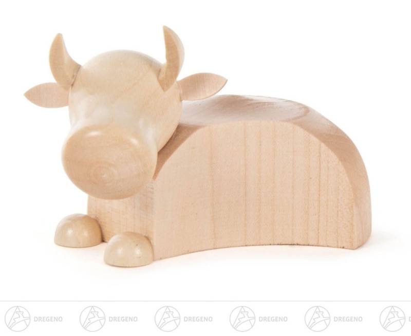 Dregeno Erzgebirge Weihnachtsfigur Krippen und Zubehör Ochse modern, natur Breite x Höhe x Tiefe 7,5 von Dregeno Erzgebirge