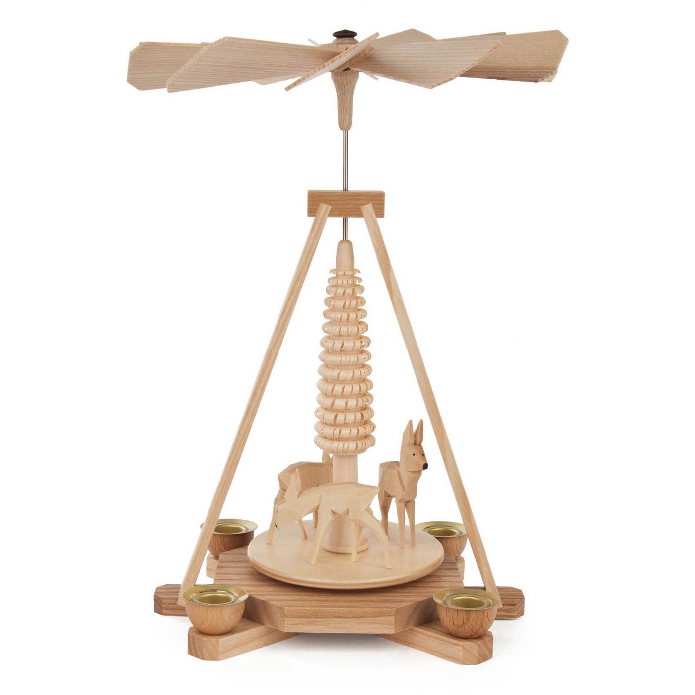Dregeno Erzgebirge Weihnachtspyramide Pyramide mit Rehen für Kerzen 14mm BxHxT 19,5x25x19,5cm NEU Dregeno Erzgebirge Weihnachtspyramide Pyramide mit Rehen für Kerzen 14mm BxHxT 19,5x25x19,5cm NEU von Dregeno Erzgebirge