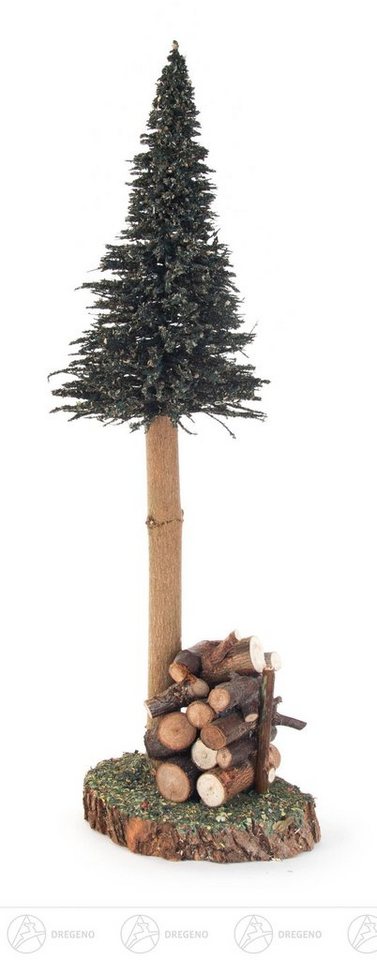 Kunstbaum Baum Baum Sommer Höhe ca 38 cm NEU, Dregeno Erzgebirge, Höhe 38 cm, Holzbaum mit Stamm von Dregeno Erzgebirge