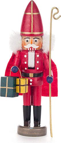 Dregeno Seiffen Nussknacker Nikolaus rot - 15 cm von DREGENO