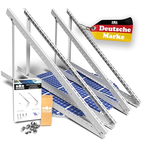 Drei Eichen - 4x Balkonkraftwerk Halterung.118cm stabiles 3mm Aluminiumprofil mit hochwertigen Edelstahl Schrauben. Solarmodul Halterung. Befestigung Solarmodul. PV-Module Halterung Solarmodul 0% MwSt Drei Eichen - 4x Balkonkraftwerk Halterung.118cm stabiles 3mm Aluminiumprofil mit hochwertigen Edelstahl Schrauben. Solarmodul Halterung. Befestigung Solarmodul. PV-Module Halterung Solarmodul 0% MwSt von Drei Eichen