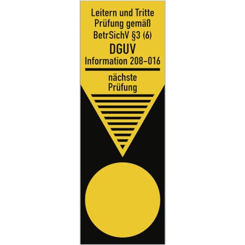 Dreifke® Leiter-Grundplakette gemäß DGUV, Folie, 45x130 mm von Dreifke