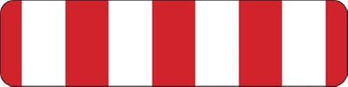 Dreifke® Verkehrszeichen - Absperrschranke, Zeichen 600 | Alu 2 mm, RA1 | 800x100 mm von Dreifke