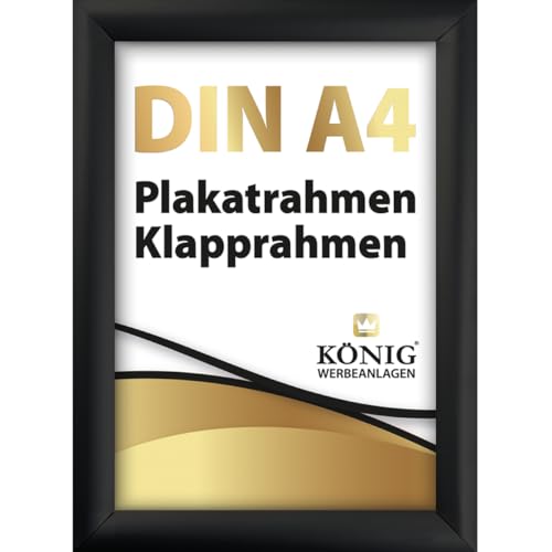 Dreifke Plakatrahmen DIN A4 | 25mm Alu Profil, eckig | schwarz | inkl. entspiegelter Schutzscheibe | Bilderrahmen Klapprahmen Wechselrahmen Posterrahmen Rahmen Dreifke Plakatrahmen DIN A4 | 25mm Alu Profil, eckig | schwarz | inkl. entspiegelter Schutzscheibe | Bilderrahmen Klapprahmen Wechselrahmen Posterrahmen Rahmen von Dreifke