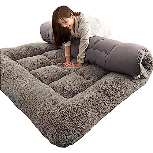 Dremdo Japanische Faltmatratze Doppelfuton Bodenmatte, Weiche Tatami Steppmatte Schlafmatte Camping, Schlafmatratze Für Boden Roll Up Bett Matte Faltbar Minimalistische von Dremdo