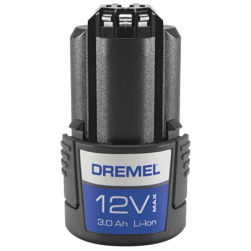 Dremel 12V3 Lithium-Ionen-Ersatzakku (12V 3Ah Akku - Zubehör für das Dremel Multifunktionswerkzeug 8260), Black von Dremel