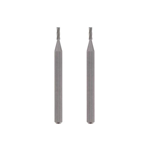 Dremel 193 Hochgeschwindigkeits-Fräser - Zubehörsatz für Multifunktionswerkzeug mit 2 Fräsern Ø3,2mm zum Schnitzen, Gravieren und Fräsen in Holz, Weichmetall, Beton u.v.m., 2,0 mm Dremel 193 Hochgeschwindigkeits-Fräser - Zubehörsatz für Multifunktionswerkzeug mit 2 Fräsern Ø3,2mm zum Schnitzen, Gravieren und Fräsen in Holz, Weichmetall, Beton u.v.m., 2,0 mm von DREMEL