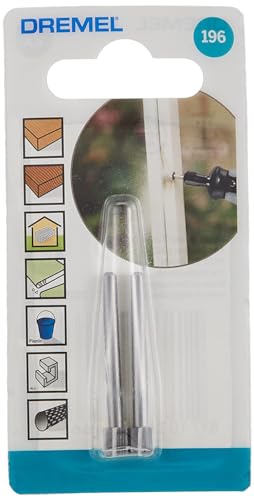 Dremel 196 Hochgeschwindigkeits-Fräser - Zubehörsatz für Multifunktionswerkzeug mit 2 Fräsern Ø5,6mm zum Schnitzen, Gravieren und Fräsen in Holz, Weichmetall, Beton u.v.m., Grau, 5,6 mm von DREMEL