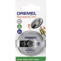 Dremel 2615S541JA 2er Speedclic - Schleifscheibe Durchmesser 38mm 2St. von Dremel