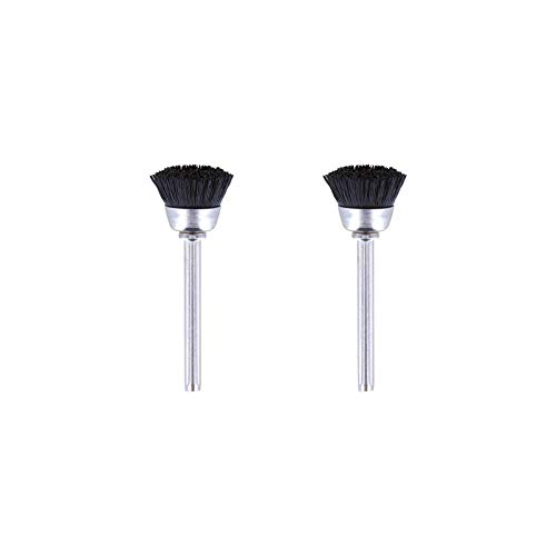 Dremel 404 Topfbürste - Zubehörsatz für Multifunktionswerkzeug mit 2 Topfbürsten Ø 13mm zum Reinigen und Polieren von Schmuck, Besteck und andere Materialien aus Messing, Metall, Edelstahl u.v.m von DREMEL