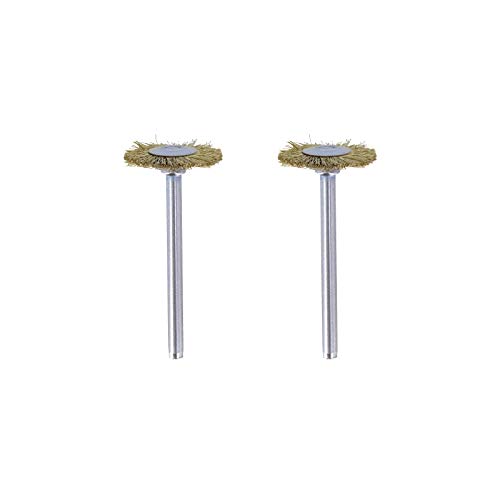 Dremel 535 Messingbürste - Zubehörsatz für Multifunktionswerkzeug mit 2 Messingbürsten Ø19mm zum Entrosten, Entgraten und Reinigen von Metall, Gold, Kupfer, Stahl, Blech, Messing u.v.m. Dremel 535 Messingbürste - Zubehörsatz für Multifunktionswerkzeug mit 2 Messingbürsten Ø19mm zum Entrosten, Entgraten und Reinigen von Metall, Gold, Kupfer, Stahl, Blech, Messing u.v.m. von Dremel