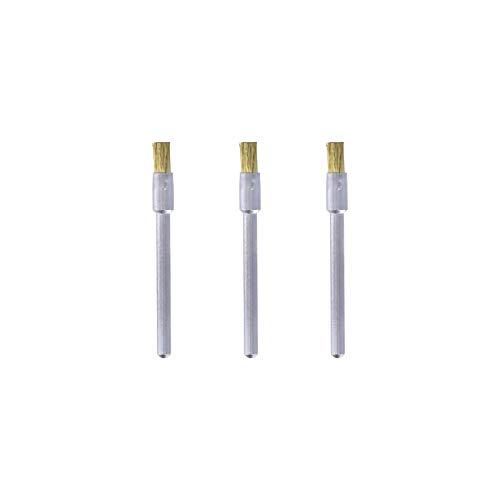 Dremel 537 Messingbürste - Zubehörsatz für Multifunktionswerkzeug mit 3 Messingbürsten Ø 3,2mm zum Entrosten, Entgraten und Reinigen von Metall, Gold, Kupfer, Stahl, Blech, Messing u.v.m. Dremel 537 Messingbürste - Zubehörsatz für Multifunktionswerkzeug mit 3 Messingbürsten Ø 3,2mm zum Entrosten, Entgraten und Reinigen von Metall, Gold, Kupfer, Stahl, Blech, Messing u.v.m. von Dremel