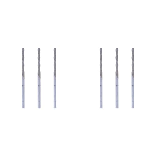 Dremel 561 Mehrzweck Spiral Fräser, Zubehörsatz mit 1 Fräser zum Schneiden von Holz, Kunststoff, Glasfaser, Gipskarton, Laminat und Vinylverkleidungen, 3 Stück (2er Pack) von DREMEL