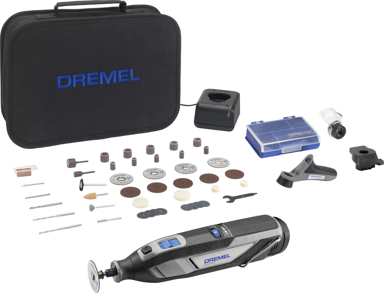 Dremel Akku-Multifunktionswerkzeug 8240-3/45 48-tlg mit Akku und Ladegerät von Dremel