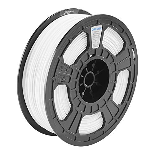 Dremel DigiLab ECO-WHI-01 3D-Drucker-Filament, 1,75 mm Durchmesser, 0,75 kg Spulengewicht, Farbe weiß, RFID-fähig, neue Formel und 50% mehr pro Spule von Dremel