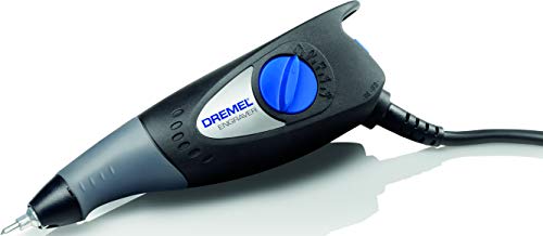 Dremel 290 Multifunktions Gravurgerät, 35 Watt, Gravierer Set mit 3 Zubehören und 4 Aufsätzen zum Gavieren in Holz, Glas Keramik, Metall, Kunststoff, Holz und Leder von DREMEL