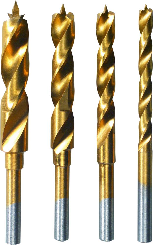 Dremel Holz-Bohrersatz 636 4-teilig Titan-Holzbohrer von Dremel
