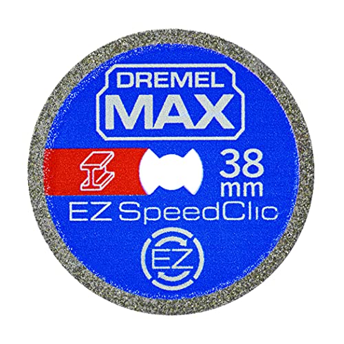 Dremel MAX Hochleistungs-Trennscheibe (SC456DM) Metall-Trennscheibe mit EZ SpeedClic System, 38 mm, max. Lebensdauer von Dremel