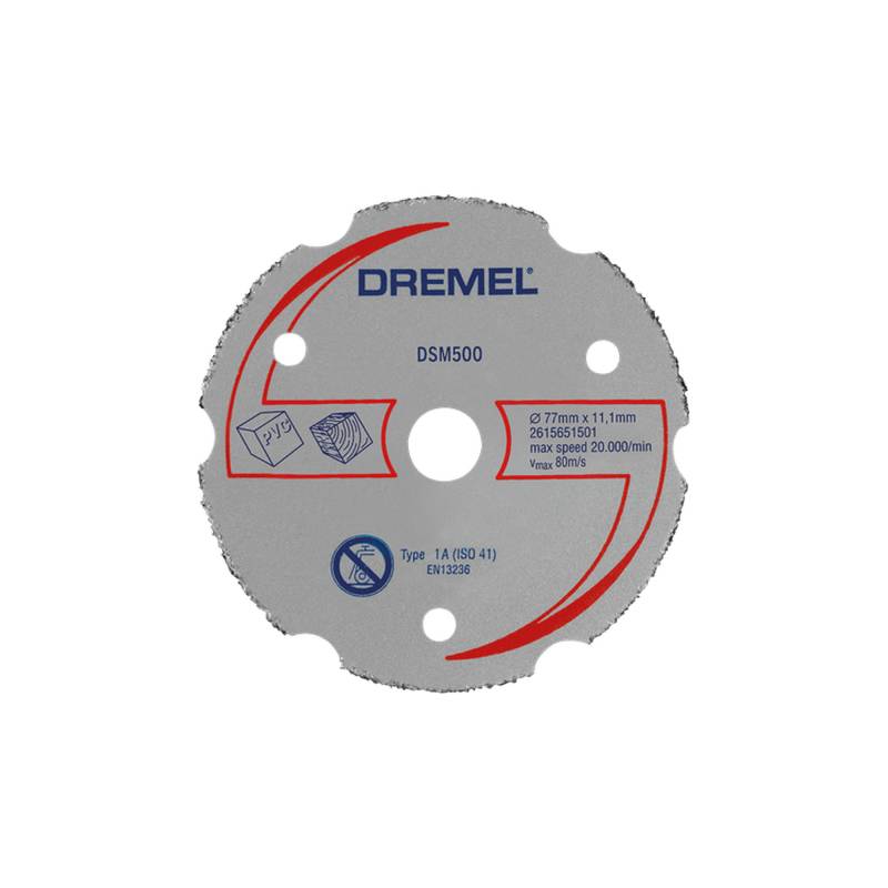 Dremel Mehrzweck-Karbid-Trennscheibe 'DSM500' Ø 77 x 11,1 mm von Dremel