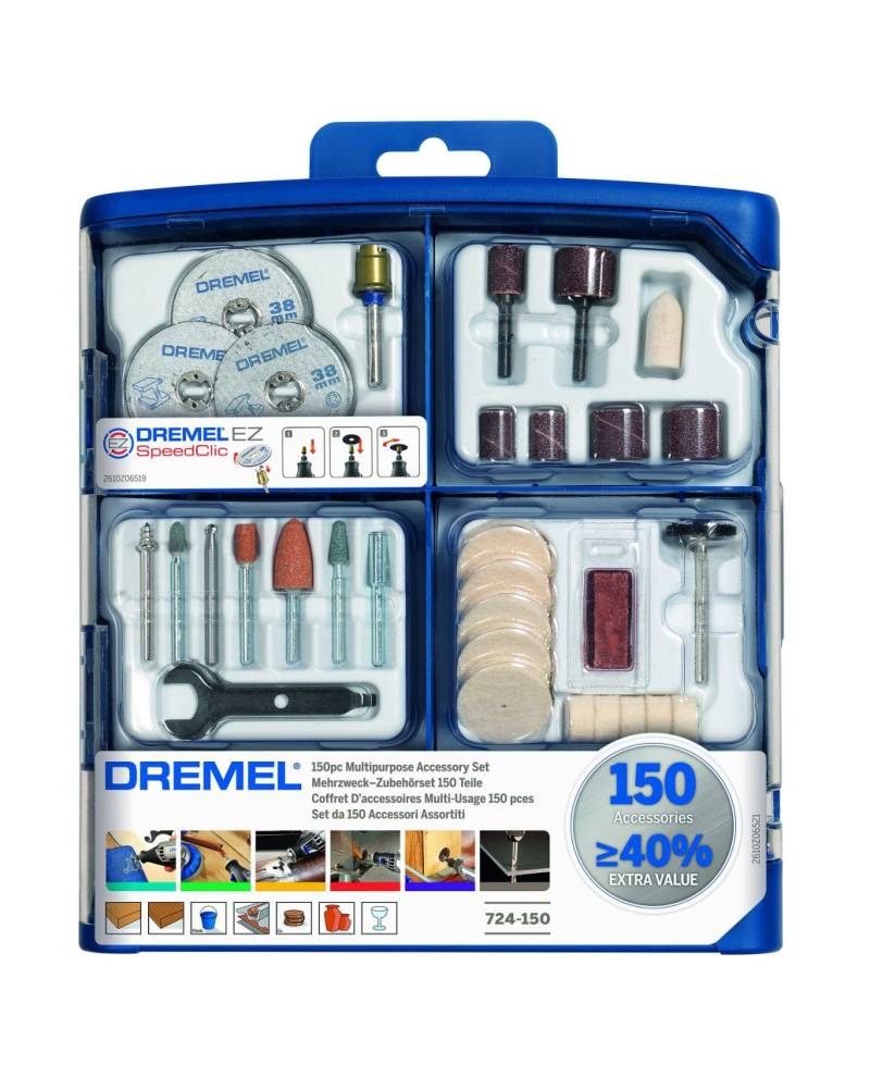 Dremel Mehrzweck-Zubehörset 150-teilig von Dremel