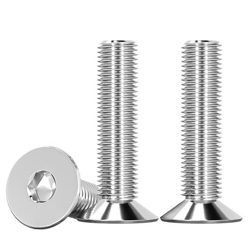 Drenky M8 X 30mm Schraube Senkkopf mit Abgesenktem Kopf 10 Stück Senkkopfschrauben Edelstahl V2A VA A2 Schrauben DIN 7991 / ISO 10642 Senkschraube Rostfrei Silber Innensechskant Regelgewinde Drenky M8 X 30mm Schraube Senkkopf mit Abgesenktem Kopf 10 Stück Senkkopfschrauben Edelstahl V2A VA A2 Schrauben DIN 7991 / ISO 10642 Senkschraube Rostfrei Silber Innensechskant Regelgewinde von Drenky