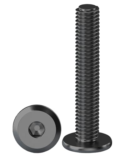 Drenky 10 Stück Schrauben mit Innensechskant Flachkopfschrauben M8 Linsenkopfschrauben Gewindeschrauben M8x40mm Edelstahlschrauben Schwarzes Oxid, für Möbelmontage, Holzbearbeitungsprojekte Drenky 10 Stück Schrauben mit Innensechskant Flachkopfschrauben M8 Linsenkopfschrauben Gewindeschrauben M8x40mm Edelstahlschrauben Schwarzes Oxid, für Möbelmontage, Holzbearbeitungsprojekte von Drenky