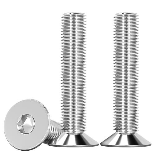 Drenky M8 X 35mm Schraube Senkkopf mit Abgesenktem Kopf 10 Stück Senkkopfschrauben Edelstahl V2A VA A2 Schrauben DIN 7991 / ISO 10642 Senkschraube Rostfrei Silber Innensechskant Regelgewinde Drenky M8 X 35mm Schraube Senkkopf mit Abgesenktem Kopf 10 Stück Senkkopfschrauben Edelstahl V2A VA A2 Schrauben DIN 7991 / ISO 10642 Senkschraube Rostfrei Silber Innensechskant Regelgewinde von Drenky