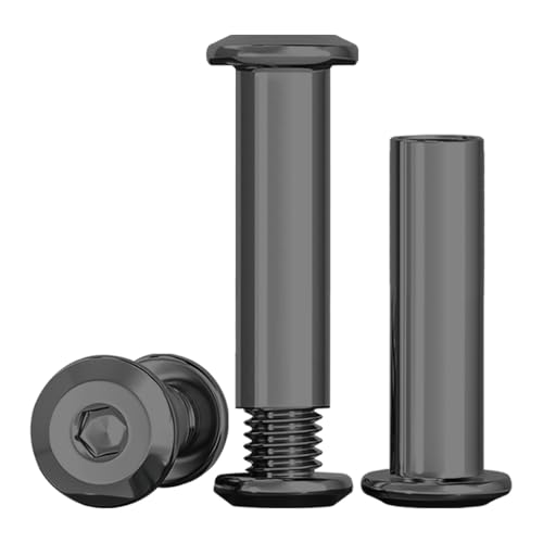 Drenky 10 Stück Verbindungsschraube Schwarz, M8 x 30mm Hülsenschrauben Möbelschrauben Edelstahl A2 V2A Schrankverbinder M8 für Möbeln, Schränken, Holzbret (10 x Möbelschrauben, 10 x Hülsenmutter) Drenky 10 Stück Verbindungsschraube Schwarz, M8 x 30mm Hülsenschrauben Möbelschrauben Edelstahl A2 V2A Schrankverbinder M8 für Möbeln, Schränken, Holzbret (10 x Möbelschrauben, 10 x Hülsenmutter) von Drenky