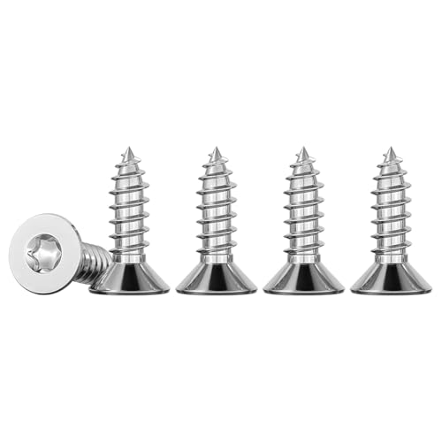 Drenky Holzschrauben Torx 3x12 mm Blechschrauben Edelstahl A2 V2A Vollgewinde Spanplattenschrauben 50 Stück Madenschrauben M3 Silber Universalschrauben TX10 Drenky Holzschrauben Torx 3x12 mm Blechschrauben Edelstahl A2 V2A Vollgewinde Spanplattenschrauben 50 Stück Madenschrauben M3 Silber Universalschrauben TX10 von Drenky