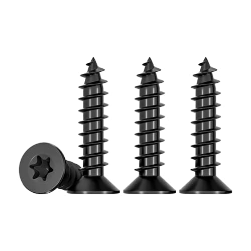 Drenky Holzschrauben Torx Schwarz 50 Stück, M4 X 30 mm Schrauben SenkkopfAus Edelstahl Rostfrei A2 Vollgewinde Spanplattenschrauben Selbstschneidende Schrauben Universalschrauben Torx TX20 Drenky Holzschrauben Torx Schwarz 50 Stück, M4 X 30 mm Schrauben SenkkopfAus Edelstahl Rostfrei A2 Vollgewinde Spanplattenschrauben Selbstschneidende Schrauben Universalschrauben Torx TX20 von Drenky