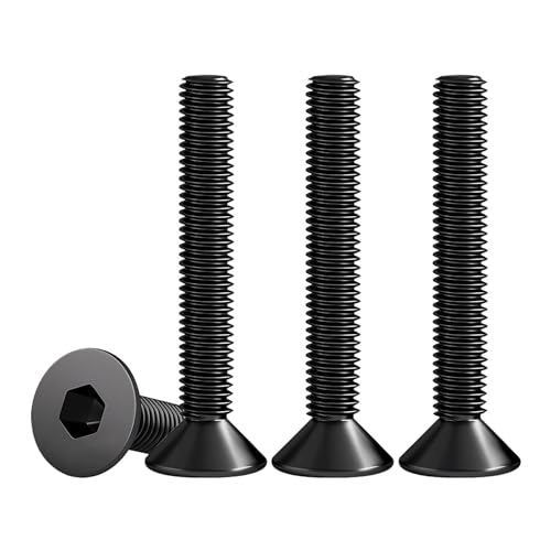 Drenky M5 X 50mm Senkkopfschrauben mit Innensechskant Schwarz Edelstahl V2A VA A2 Senkschraube DIN 7991 / ISO 10642 Vollgewindeschrauben Rostfrei Screws Metrisches Regelgewinde, 25 Stück Drenky M5 X 50mm Senkkopfschrauben mit Innensechskant Schwarz Edelstahl V2A VA A2 Senkschraube DIN 7991 / ISO 10642 Vollgewindeschrauben Rostfrei Screws Metrisches Regelgewinde, 25 Stück von Drenky