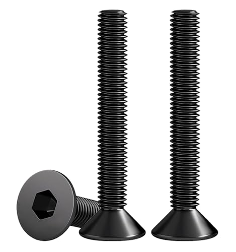 Drenky M8 X 50mm Senkkopfschrauben mit Innensechskant Schwarz Edelstahl V2A VA A2 Senkschraube DIN 7991 / ISO 10642 Vollgewindeschrauben Rostfrei Screws Metrisches Regelgewinde, 10 Stück Drenky M8 X 50mm Senkkopfschrauben mit Innensechskant Schwarz Edelstahl V2A VA A2 Senkschraube DIN 7991 / ISO 10642 Vollgewindeschrauben Rostfrei Screws Metrisches Regelgewinde, 10 Stück von Drenky