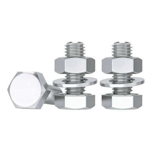 Drenky M8x20mm Sechskantschrauben Bolzen Und Muttern Set Edelstahl A2 V2A Schraubenset M8 Maschinenschrauben Unterlegscheiben Sortiment Kit, 10 Stück, DIN933 / DIN934 / DIN125 Drenky M8x20mm Sechskantschrauben Bolzen Und Muttern Set Edelstahl A2 V2A Schraubenset M8 Maschinenschrauben Unterlegscheiben Sortiment Kit, 10 Stück, DIN933 / DIN934 / DIN125 von Drenky