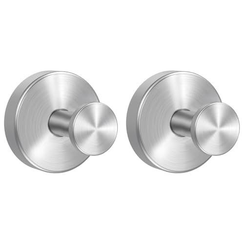 Drenky Saugnapf Haken Badezimmer, 2 Stück Saugnäpfe Mit Haken Edelstahl A2 V2A Saughaken Extra Stark Haken Saugnapf Handtuchhaken Ohne Bohren Saugnapfhaken, Abnehmbar Und Wiederverwendbar, Silber Drenky Saugnapf Haken Badezimmer, 2 Stück Saugnäpfe Mit Haken Edelstahl A2 V2A Saughaken Extra Stark Haken Saugnapf Handtuchhaken Ohne Bohren Saugnapfhaken, Abnehmbar Und Wiederverwendbar, Silber von Drenky