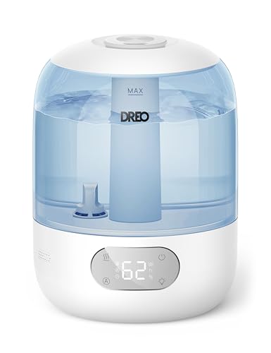 Dreo Luftbefeuchter für Schlafzimmer, kühler Nebel Luftbefeuchter für Haus und großen Raum, leiser Luftbefeuchter für Baby, Nachtlicht, ätherisches Diffusor, schnelle Ultraschall Luftbefeuchter von Dreo