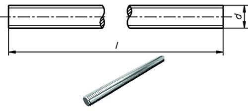 Dresselhaus 0/3380/000/3,0/ / /99 Gewindebolzen Form A A2, M 3, 1 Stück von Dresselhaus