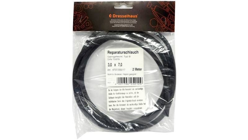 Dresselhaus Kraftstoffschlauch 3, 0 x 7, 0 mm (2 m im Polybeutel) von Dresselhaus