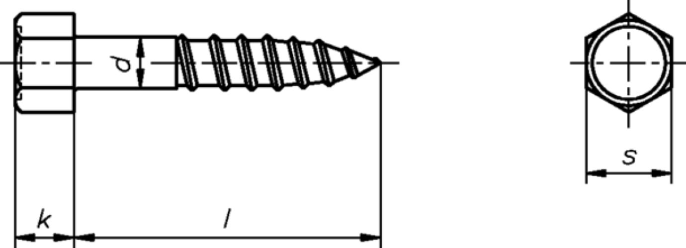 Dresselhaus Schraube 200er Pack Dresselhaus Sechskant-Holzschrauben feuerverzinkt (tzn) von Dresselhaus