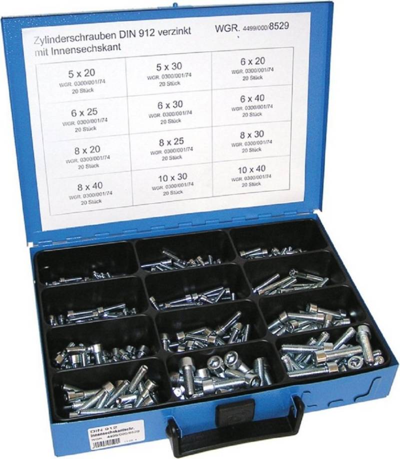 Dresselhaus Werkstatt-Set Dresselhaus Sortiment M5-M10 Innen-Sechskant-Schrauben 8529 von Dresselhaus